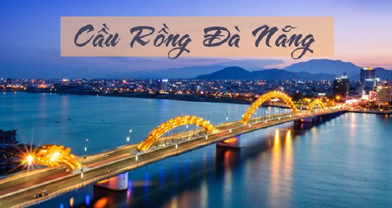 Cầu Rồng Đà Nẵng phun lửa về đêm