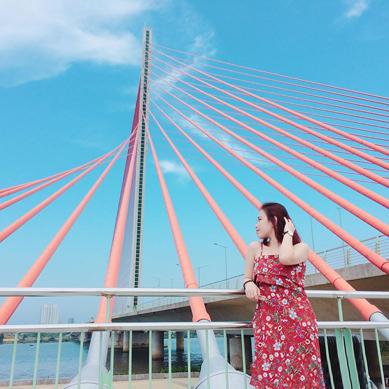 Cầu Trần Thị Lý - Địa điểm check in hấp dẫn