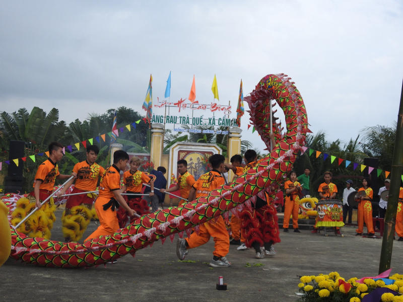Lễ hội Cầu Bông- làng rau Trà Quế