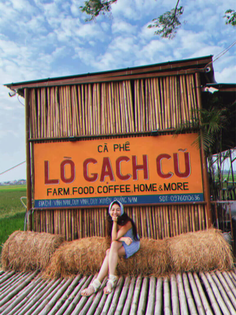 Quán cà phê Lò gạch cũ Hội An cứ đến là có hình “xịn” đem về
