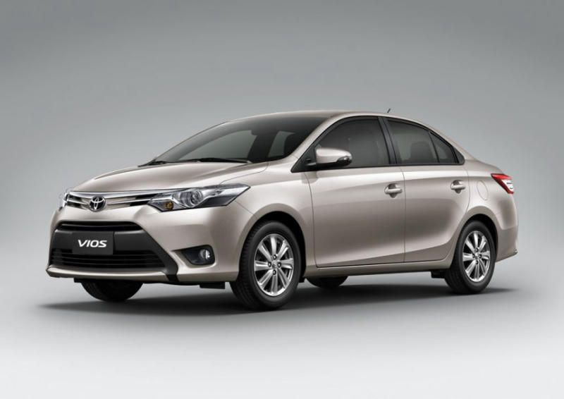 Kích thước ô tô 4 chỗ Toyota Vios