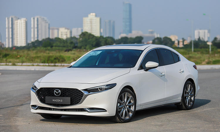 Kích thước ô tô 4 chỗ Mazda 3