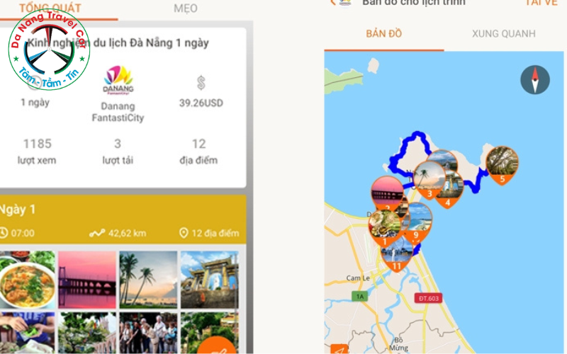 Lịch trình du lịch Đà Nẵng