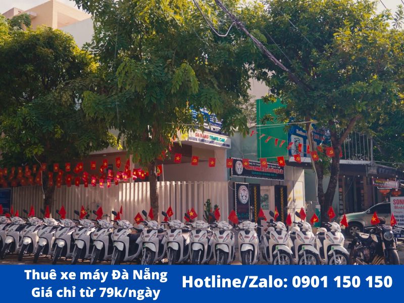 Các dòng xe máy cho thuê tại Da Nang Travel Car