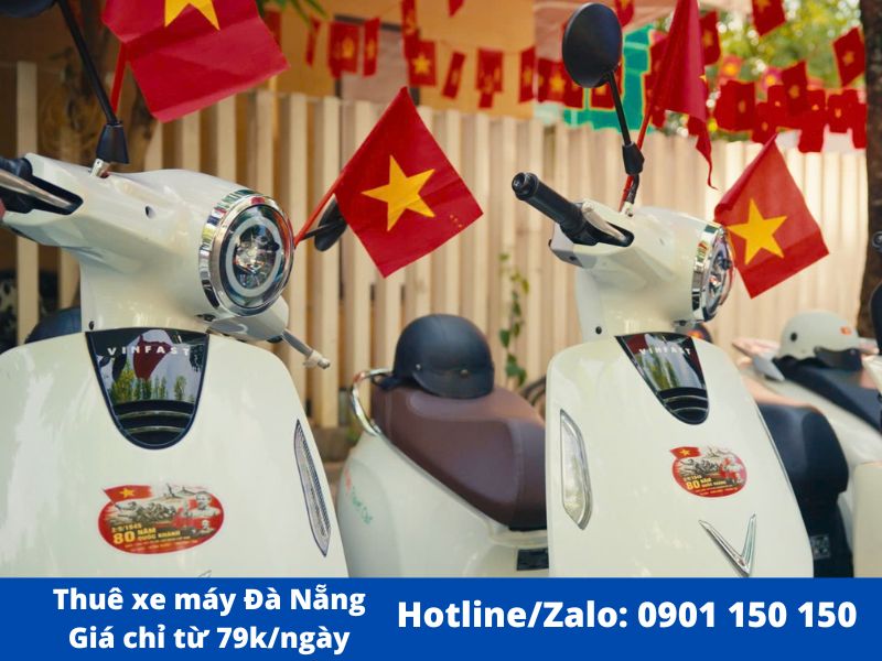Các dòng xe máy cho thuê tại Da Nang Travel Car