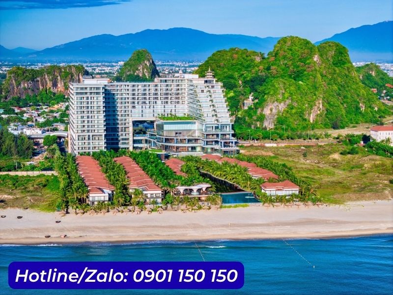 Tọa lạc ở vị trí đắc địa – tựa lưng vào dãy Ngũ Hành Sơn