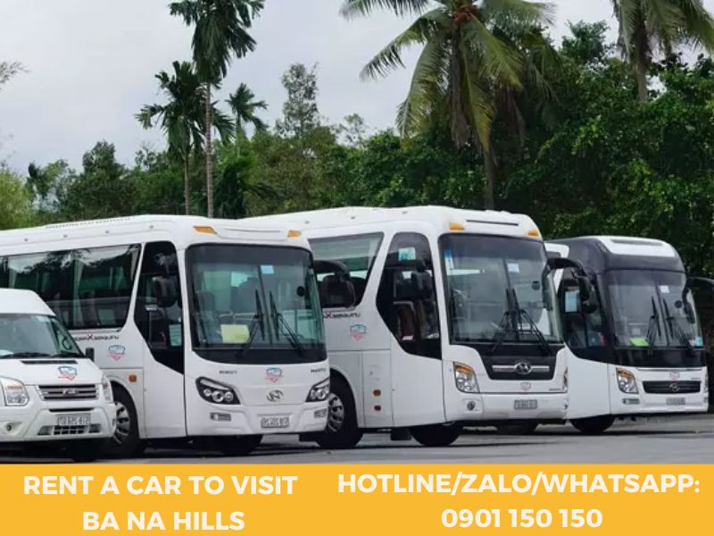 Price list for renting a car with a driver to Ba Na Hills