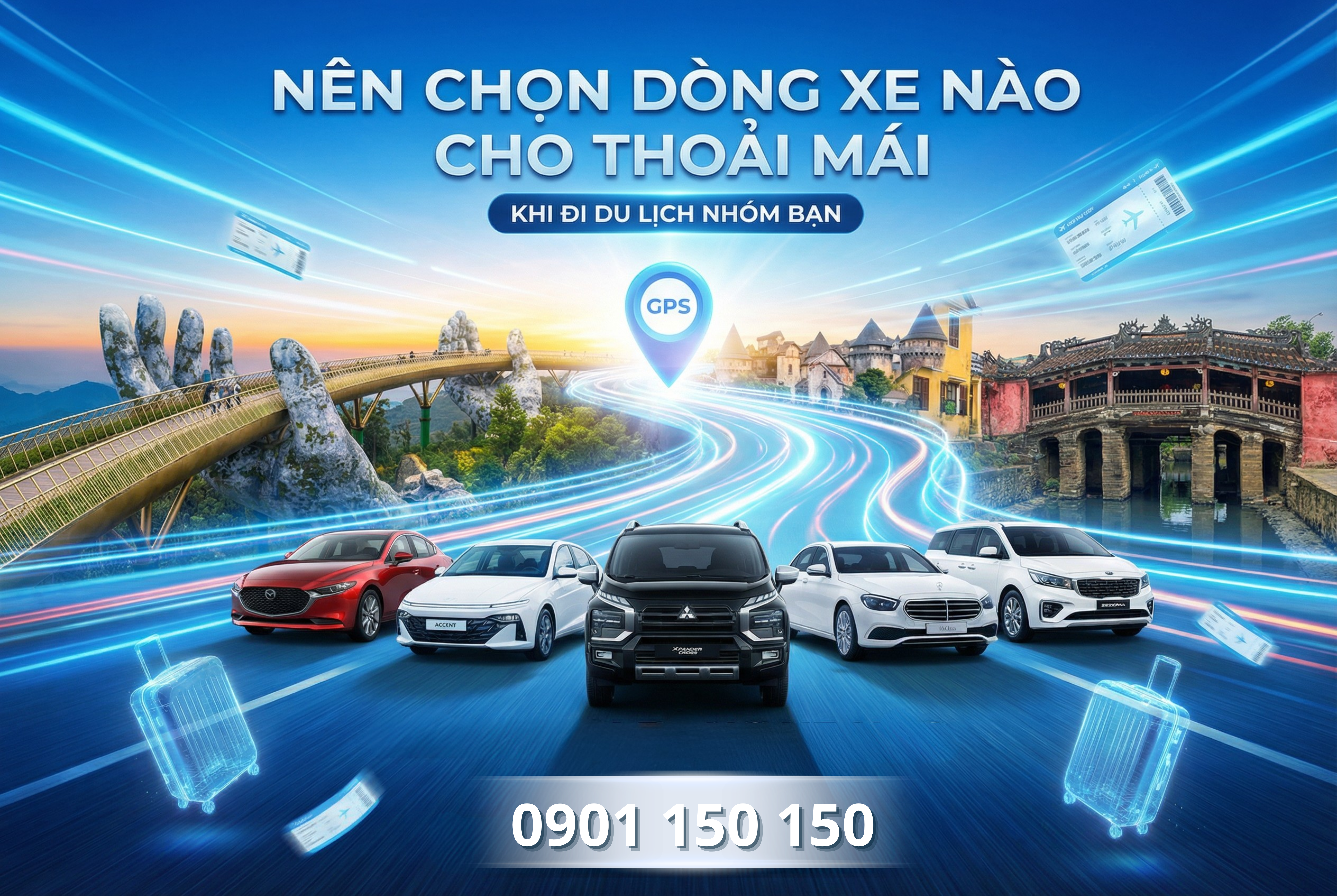 Kinh nghiệm chọn xe khi du lịch: Nên chọn dòng xe nào cho chuyến đi nhóm bạn?